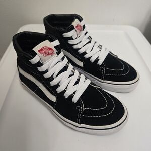Vans Kids Black High-Top Sneakers